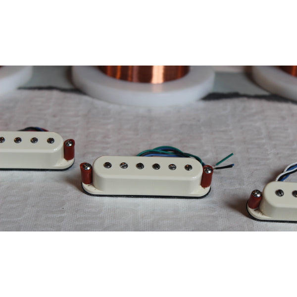 Micro-Coil S Set of Three: White covers with adjustable pole pieces